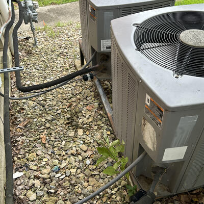 Our AC units that need replaced that are non-functioning.